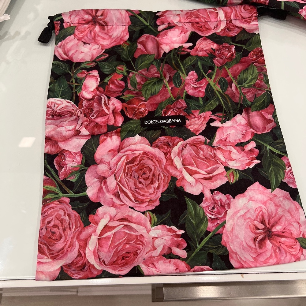 Dolce and Gabbana Dustbag with roses - all sold individually -NO PAIRS
